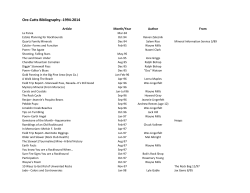 Ore-Cutts Bibliography - Orcutt Mineral Society