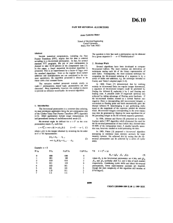 Fast bit-reversal algorithms - Acoustics, Speech, and Signal