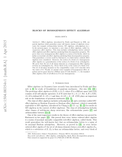 Blocks of homogeneous effect algebras