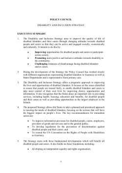 Disability and Inclusion Strategy