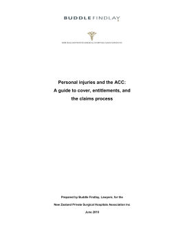 Personal injuries and the ACC: A guide to cover, entitlements, and