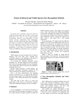 Fusion of Infrared and Visible Spectra Face Recognition Methods