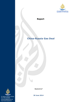 China-Russia Gas Deal
