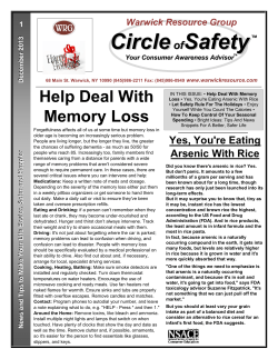 December 2013 Warwick Bulletin