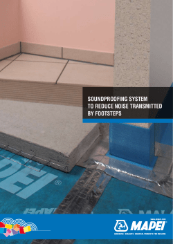 SOUNDPROOFING SYSTEM TO REDUCE NOISE TRANSMITTED