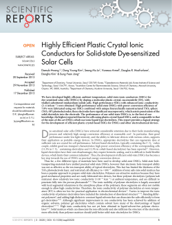 Highly Efficient Plastic Crystal Ionic Conductors for Solid