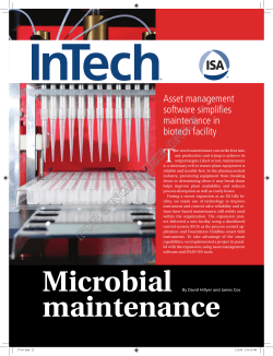 Microbial Maintenance - Automation Solutions