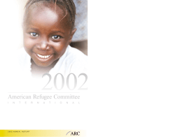 ARCrelief.org Homepage - American Refugee Committee