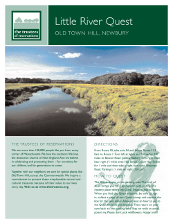 Old Town Hill Quest - The Trustees of Reservations