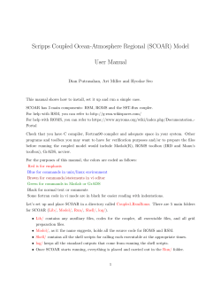 Scripps Coupled Ocean-Atmosphere Regional
