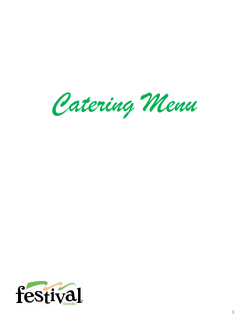 &Aacute; La Carte - Festival Foods
