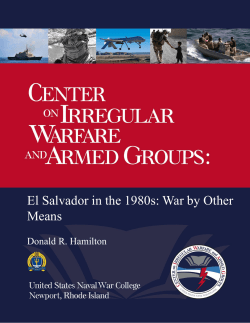 El Salvador in the 1980s: War by Other Means
