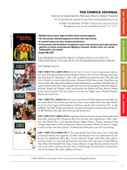 the comics journal - Fantagraphics Books