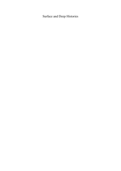 Surface and Deep Histories - Cambridge Scholars Publishing