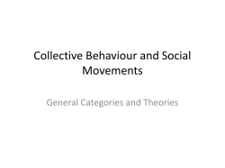 Collective Behaviour vs Social Movements