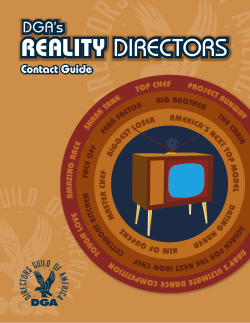 DGA Reality Directors