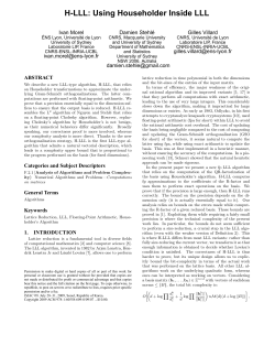 H-LLL: Using Householder Inside LLL