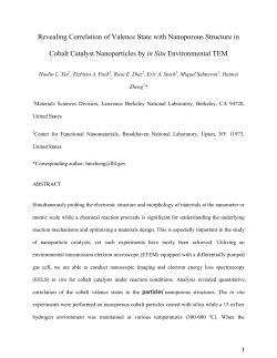 Revealing Correlation of Valence State with Nanoporous Structure