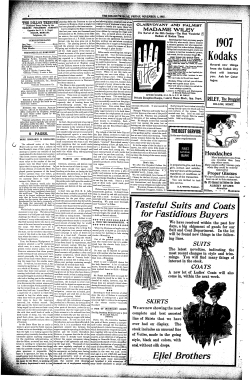 Tasteful Suits and Coats for Fastidious Buyers Bliei Brothers