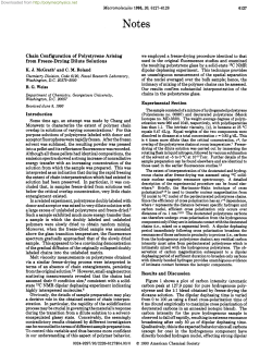 Chain Configuration of Polystyrene Arising from