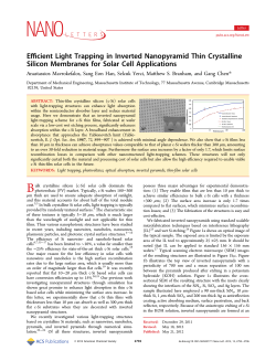 Efficient Light-Trapping in Inverted