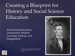 Powerpoint AHA Blueprint 2012 - Blueprint for History Education