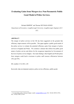 Evaluating Gains from Mergers in a Non