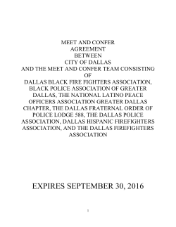 expires september 30, 2016 - Dallas Fire Fighters Association