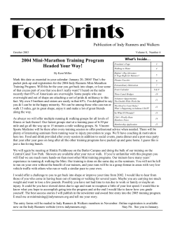 Foot Prints - Indy Runners
