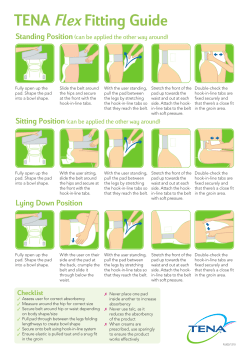 TENA Flex Fitting Guide