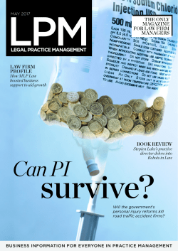 Legal Practice Management magazine May 2017