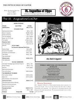 The St. Augustine`s eCho