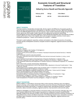 Economic Growth and Structural Features of