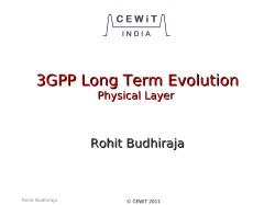 3GPP Long Term Evolution