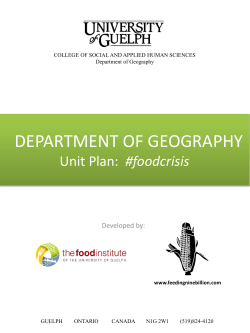 A unit plan - Carleton University