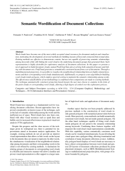 Semantic Wordification of Document Collections