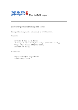 The LaTeX report