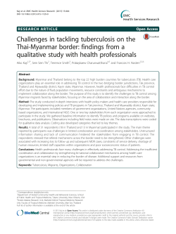 Publication - TB and Migration Portal