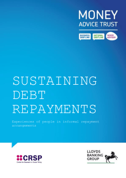 sustaining debt repayments