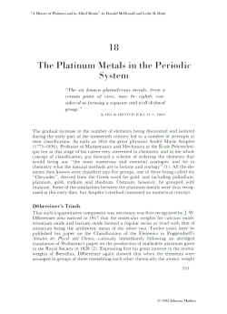 18-The-Platinum-Meta.. - Johnson Matthey Technology Review