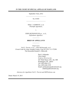 Parrott Appeal Brief FILED
