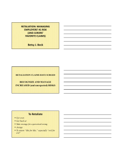 PowerPoint - Kramer Rayson LLP