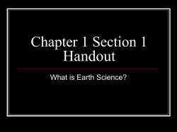 Chapter 1 Section 1 Handout ppt