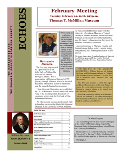 February - Escambia County Historical Society