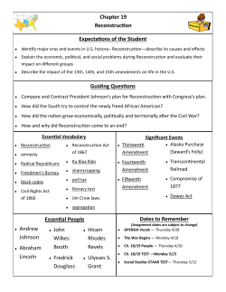 Expectations of the Student Guiding Questions