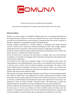 Sardinia is an island situated in the Middle of Mediterranean Sea. It