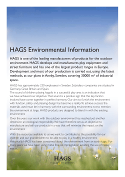HAGS Environmental Information