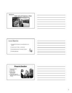 I Got Guns - Texas Municipal Courts Education Center