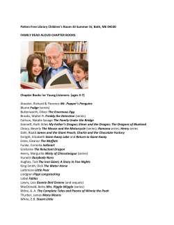 Family Read Alouds - Patten Free Library