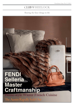 FENDI Selleria Master Craftmanship
